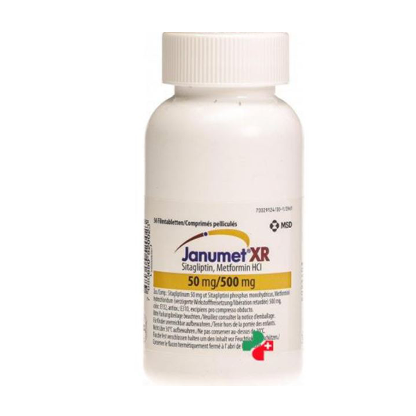 buy online Janumet Xr 50mg/500 Mg Tablets 56's   Qatar Doha