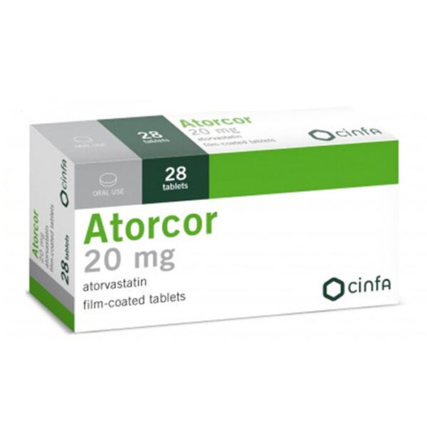Atorcor 20 Mg Tablet 28.s product available at family pharmacy online buy now at qatar doha