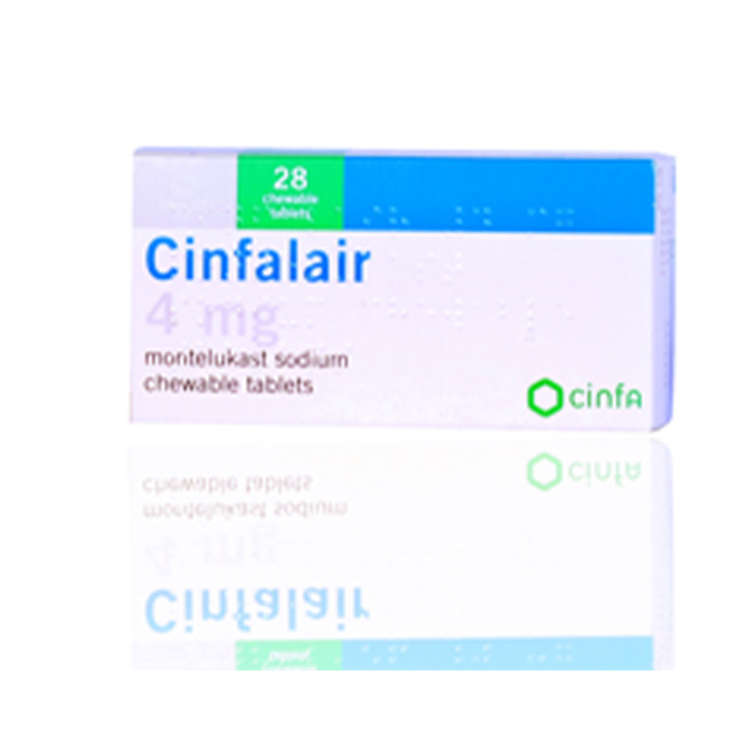 buy online Cinfalair 4 Mg Chewable Tablet 28'S   Qatar Doha