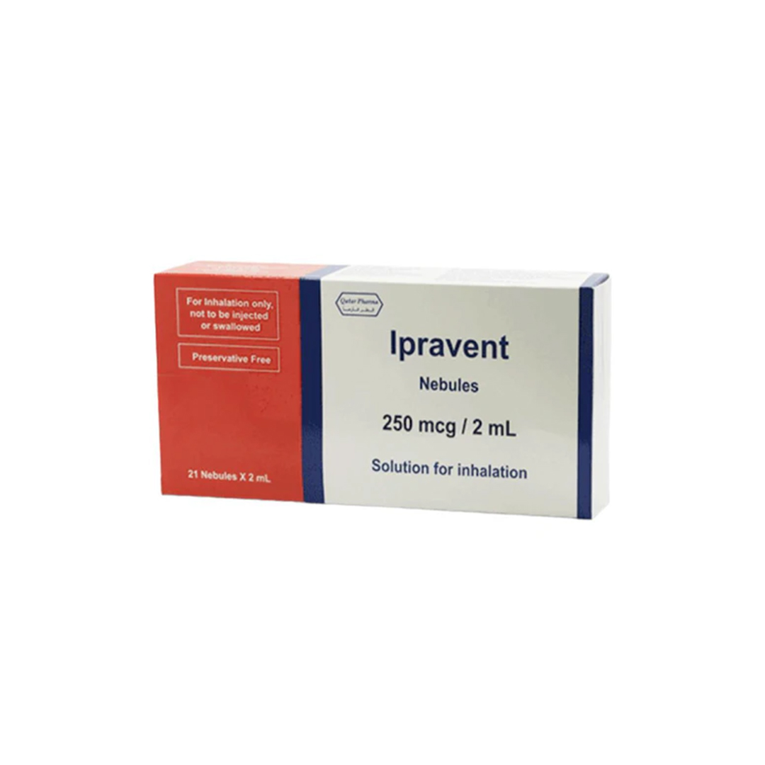 buy online Ipravent Nebules 250Mcg/2Ml- Qatar Pharma	   Qatar Doha