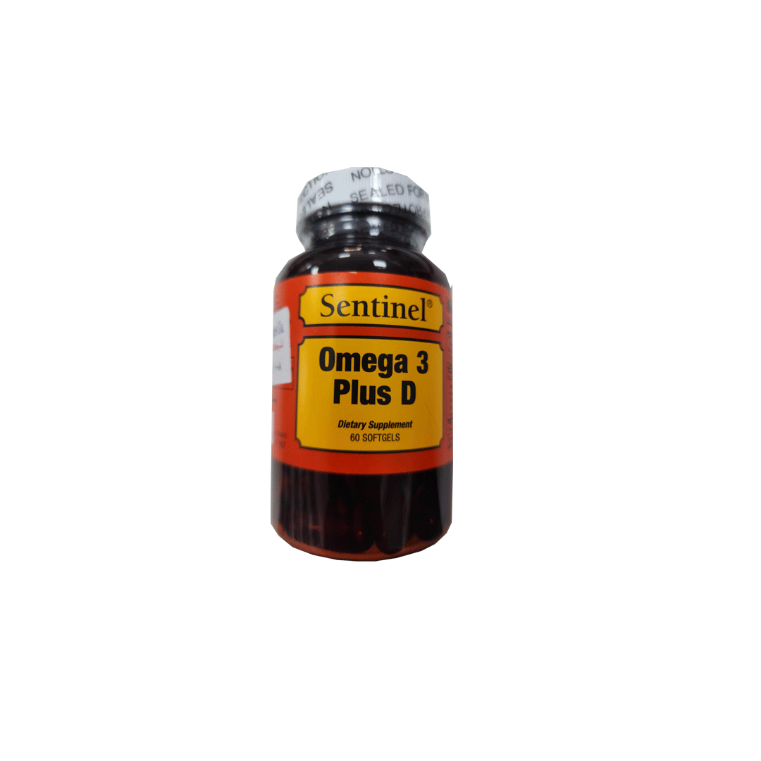 Omega 3 Plus D Softgel 60.s Sentinel product available at family pharmacy online buy now at qatar doha