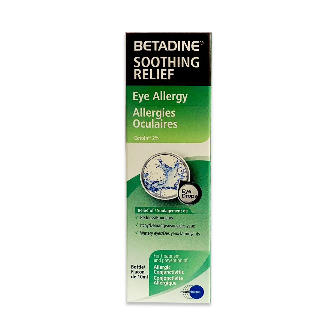 Betadine Soothing Relief Eye Allergy Drops 1*10 Ml product available at family pharmacy online buy now at qatar doha