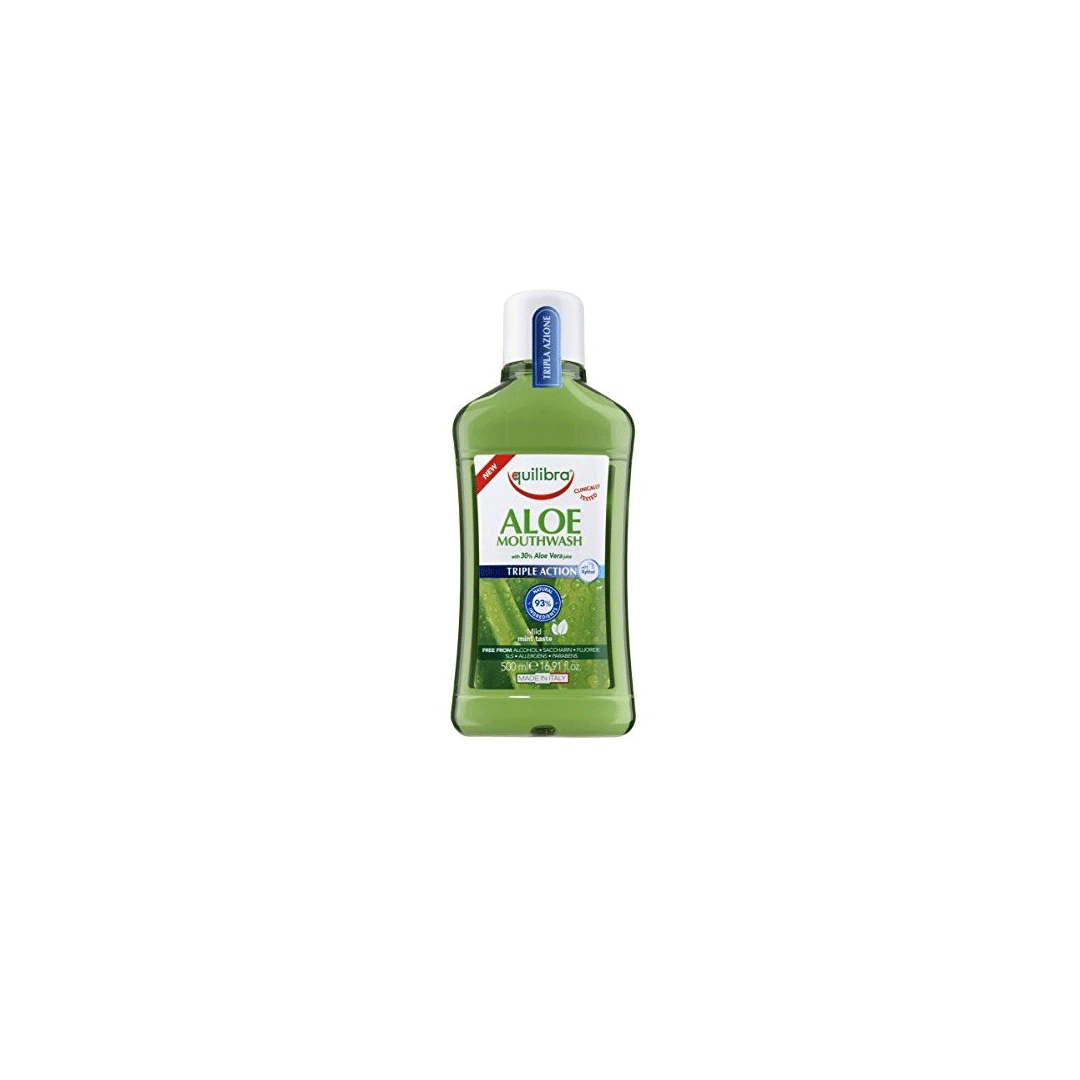 buy online Equilibra Aloe Gel Tripple Action Mouth Wash 500ml   Qatar Doha