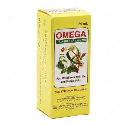 Omega Pain Killer 60ml product available at family pharmacy online buy now at qatar doha