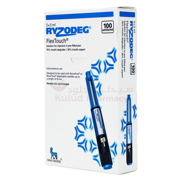 buy online Ryzodeg 100Iu/Ml Flextouch Prefilled Pens 5*3Ml   Qatar Doha