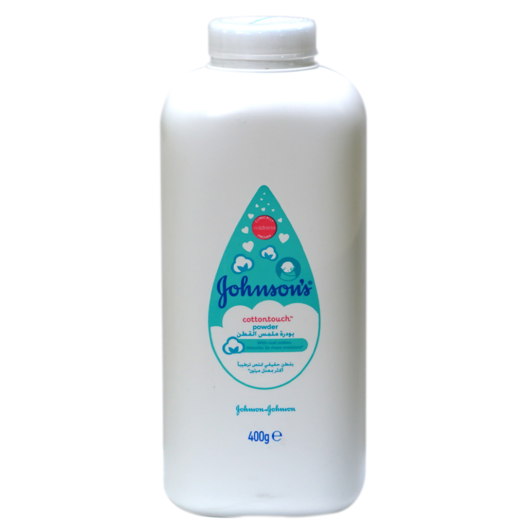 buy online J&J Cotton Touch Baby Powder 400Gm   Qatar Doha