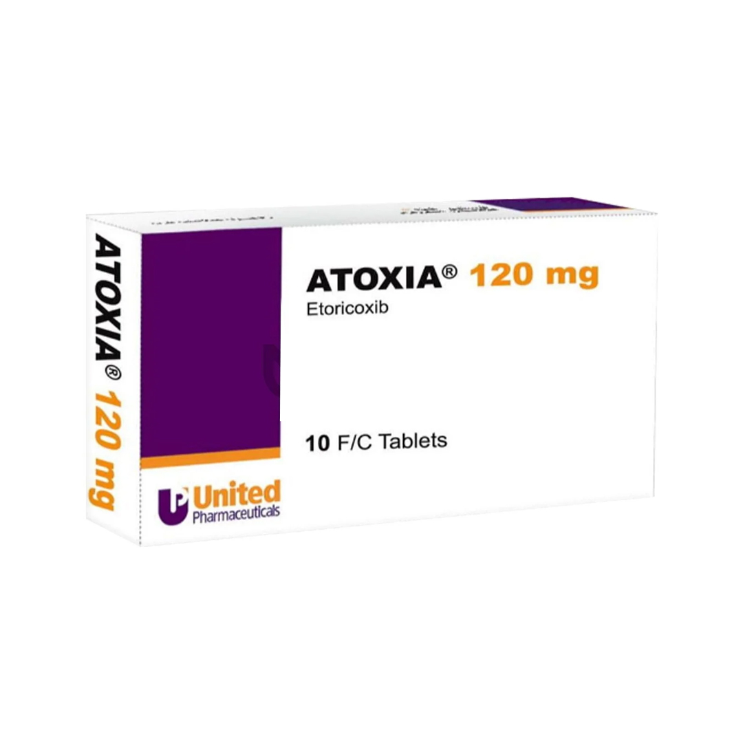 buy online Atoxia 120Mg F/C Tablet 7'S   Qatar Doha