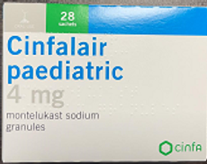 buy online Cinfalair 4 Mg Pardiatric Granules 28'S   Qatar Doha