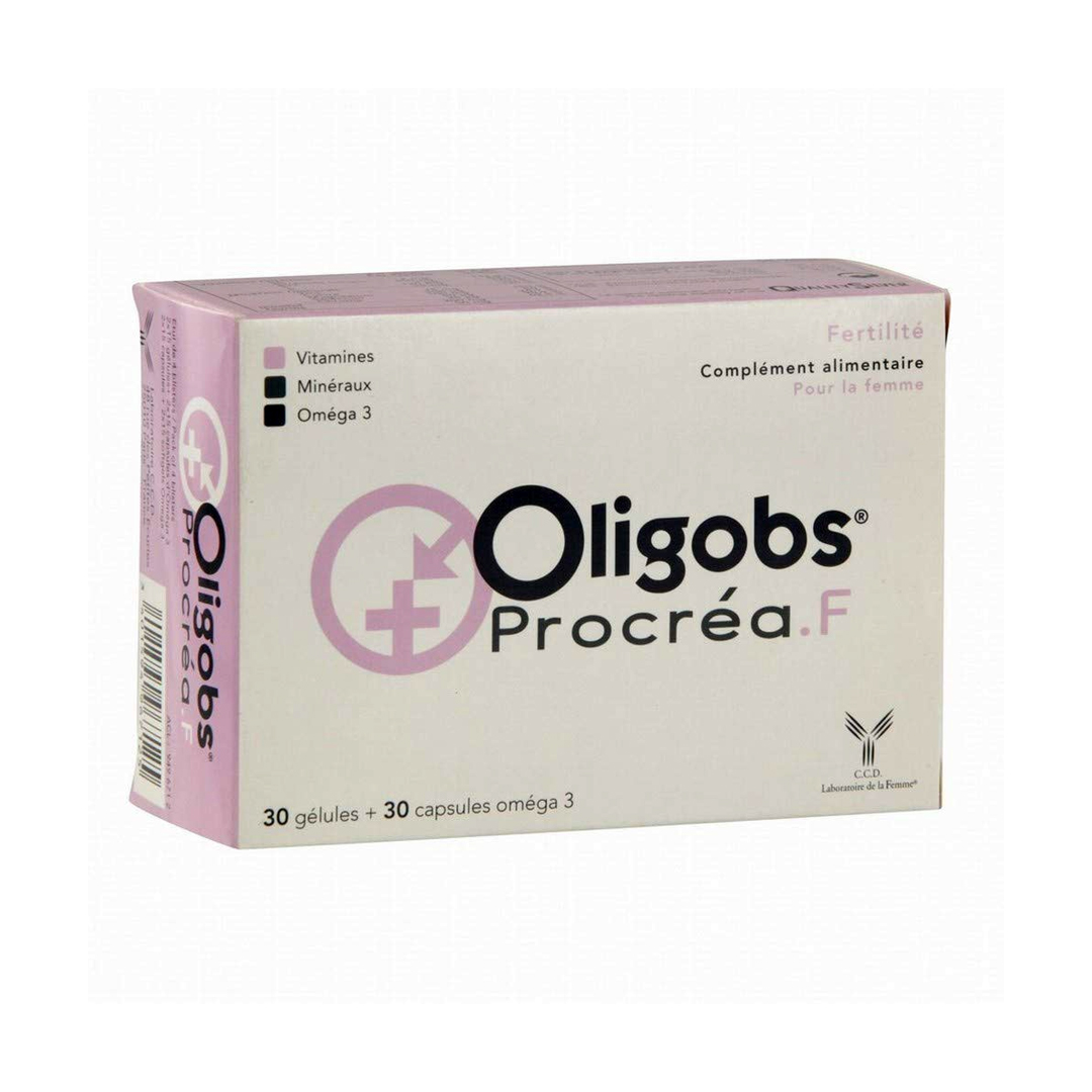 Oligobs Procreat 30caps+ 30 Gels product available at family pharmacy online buy now at qatar doha