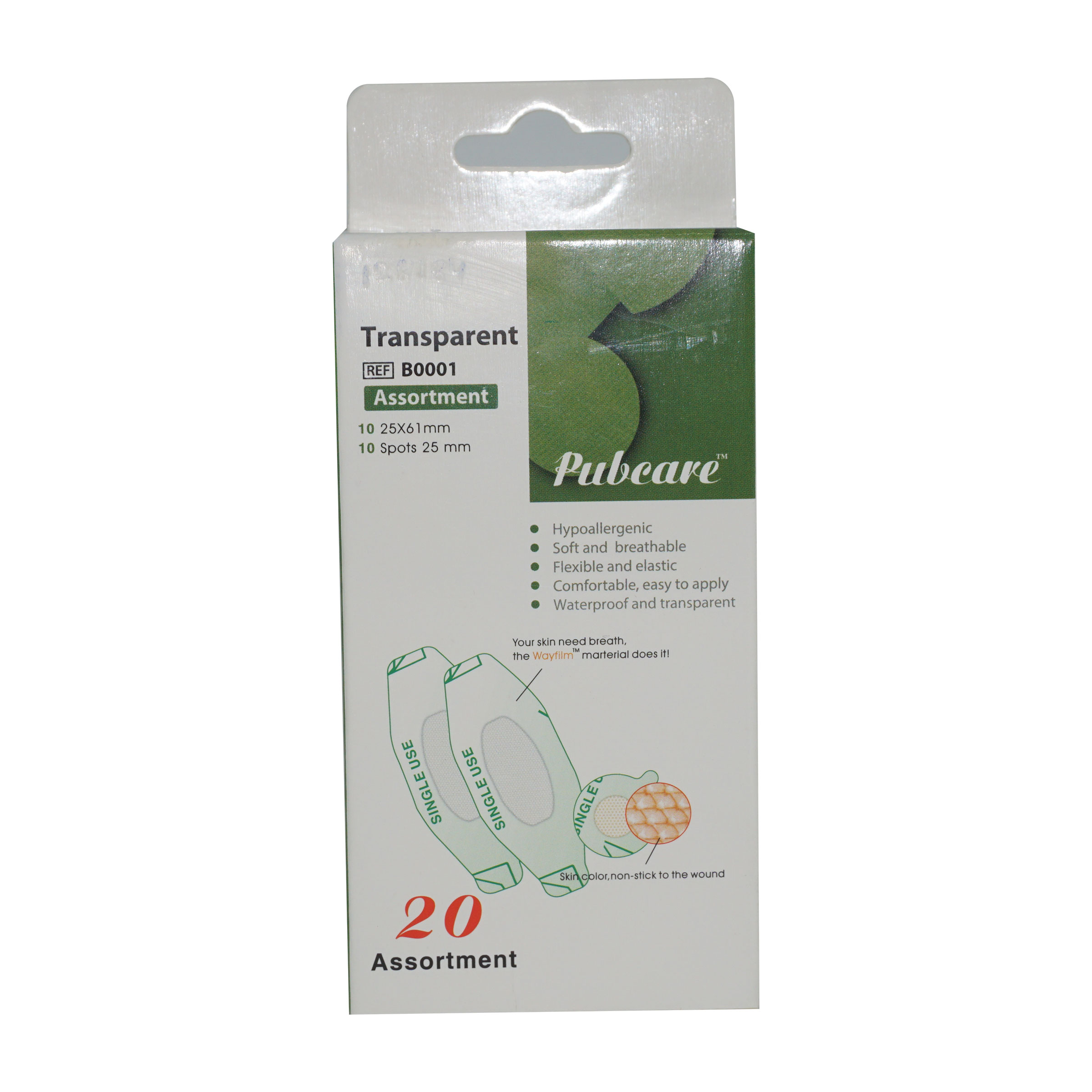 buy online 	Wound Plaster - Waycare Transparent 20'S  Qatar Doha