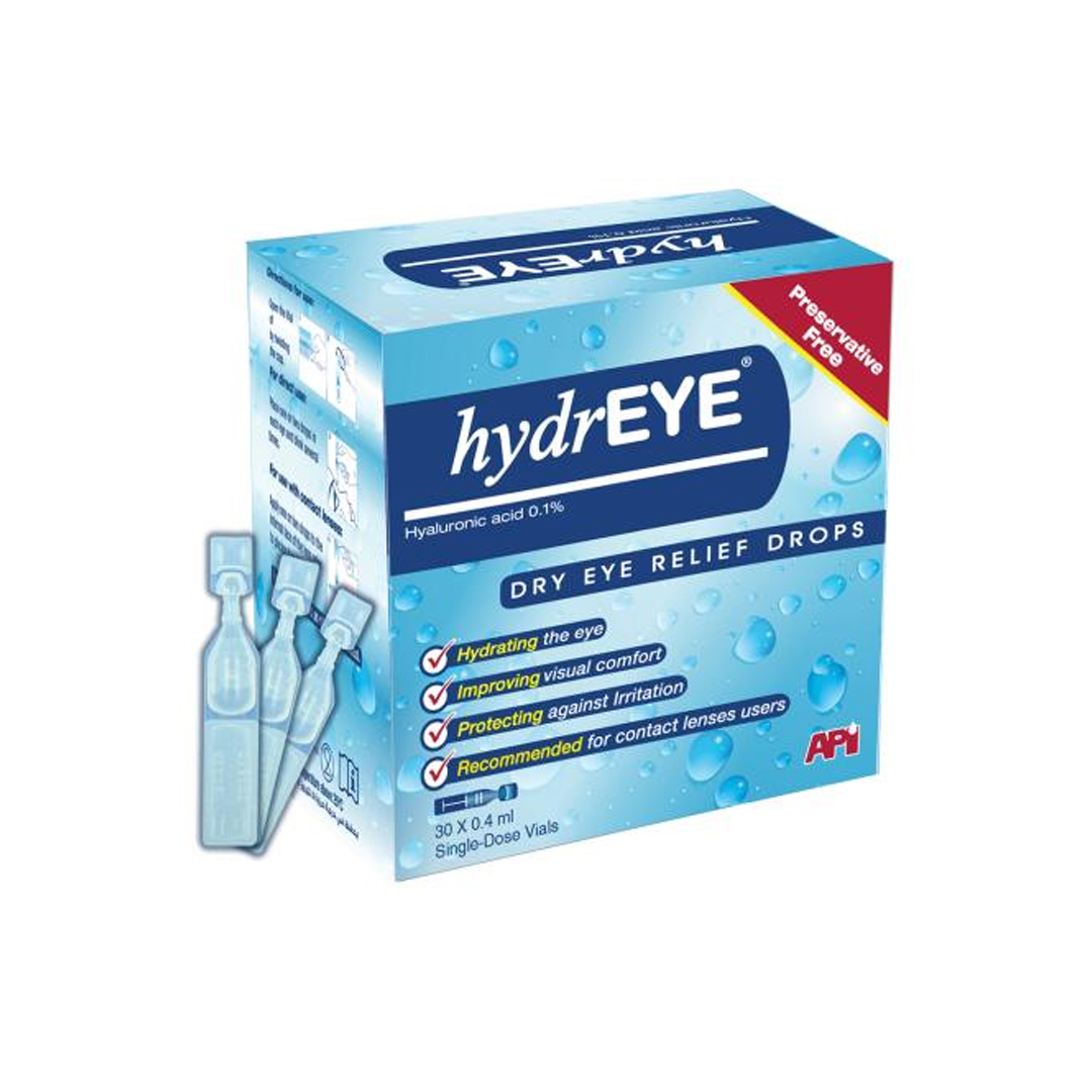 Hydr Eye Single Dose Eye Drops 30.s product available at family pharmacy online buy now at qatar doha