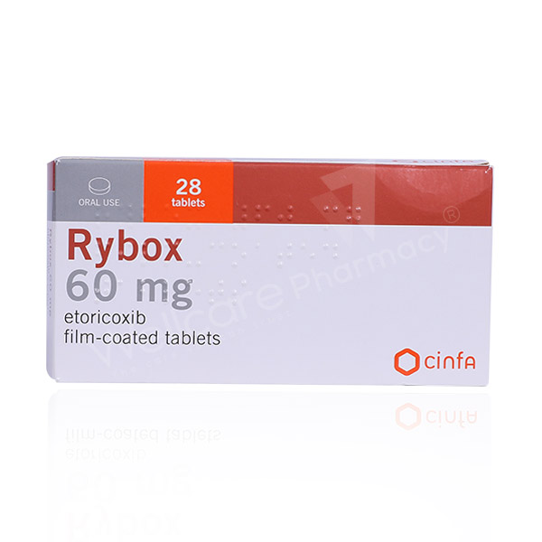 Rybox 60 Mg Capsule 28.s product available at family pharmacy online buy now at qatar doha