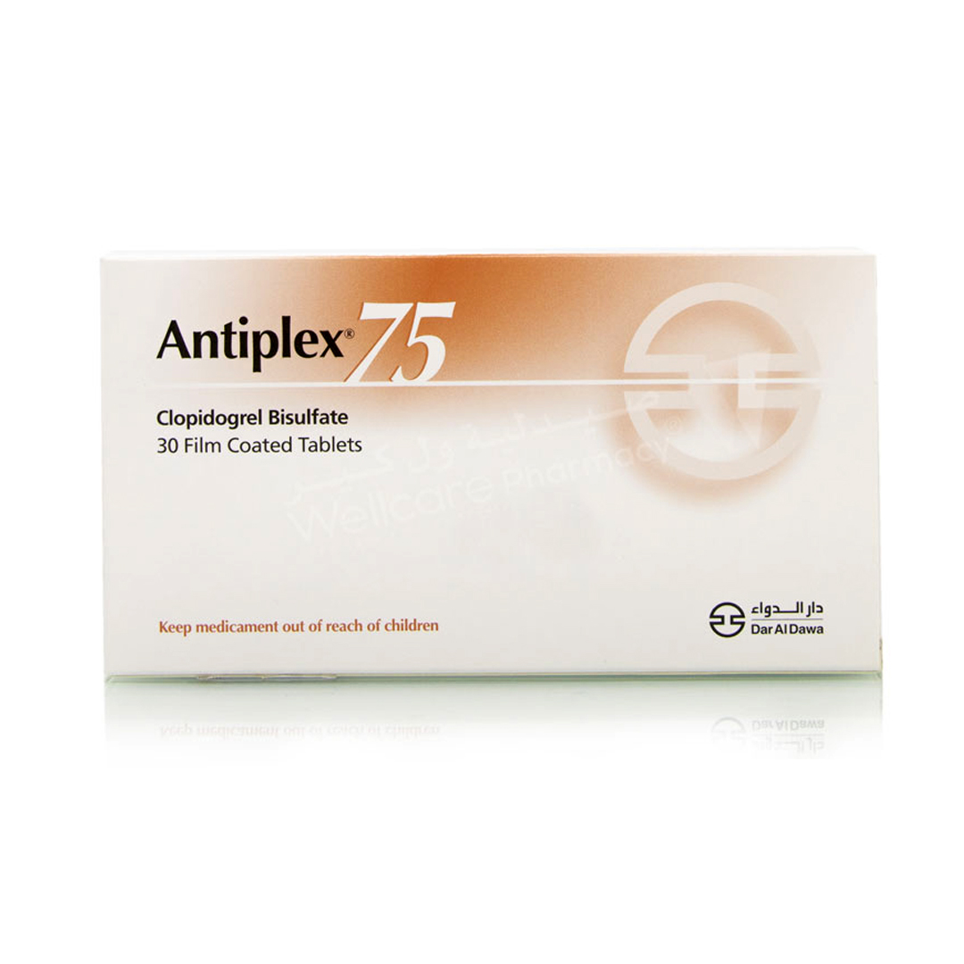 Antiplex 75 Mg Tablet 30.s product available at family pharmacy online buy now at qatar doha
