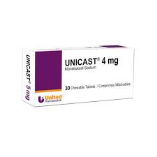 buy online Unicast 4 Mg Tablet 30'S 1  Qatar Doha