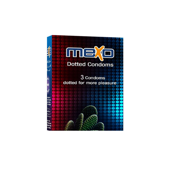 Condoms Dotted UNIVPROPHYL 3 's Mexo product available at family pharmacy online buy now at qatar doha
