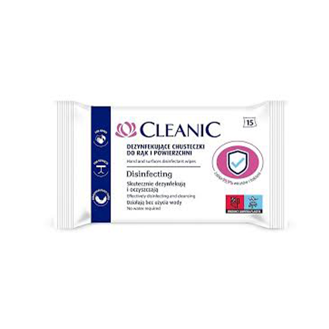 buy online Cleanic Wet Wipes 15'S   Qatar Doha