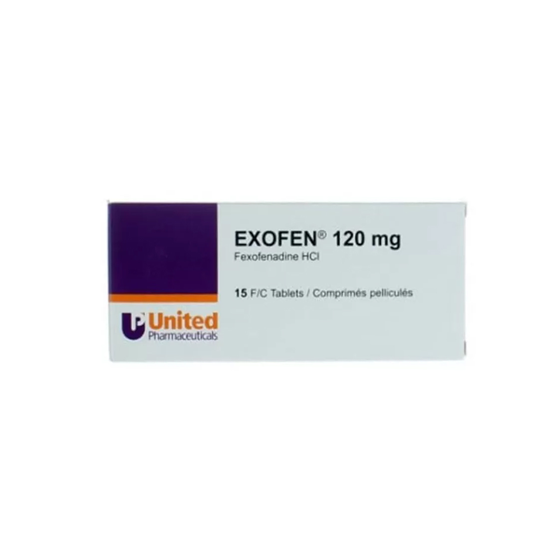 buy online Exofen 120 Mg Tablet 15's   Qatar Doha