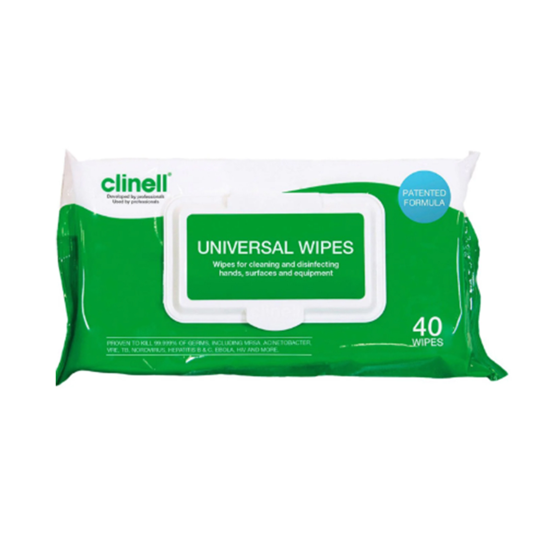 buy online Clinell Universal Wipes 40'S   Qatar Doha