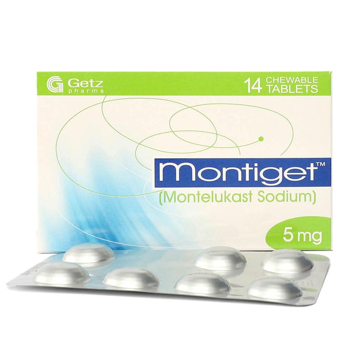 buy online Montiget 5Mg Chewable Tablets 14.S 14  Qatar Doha