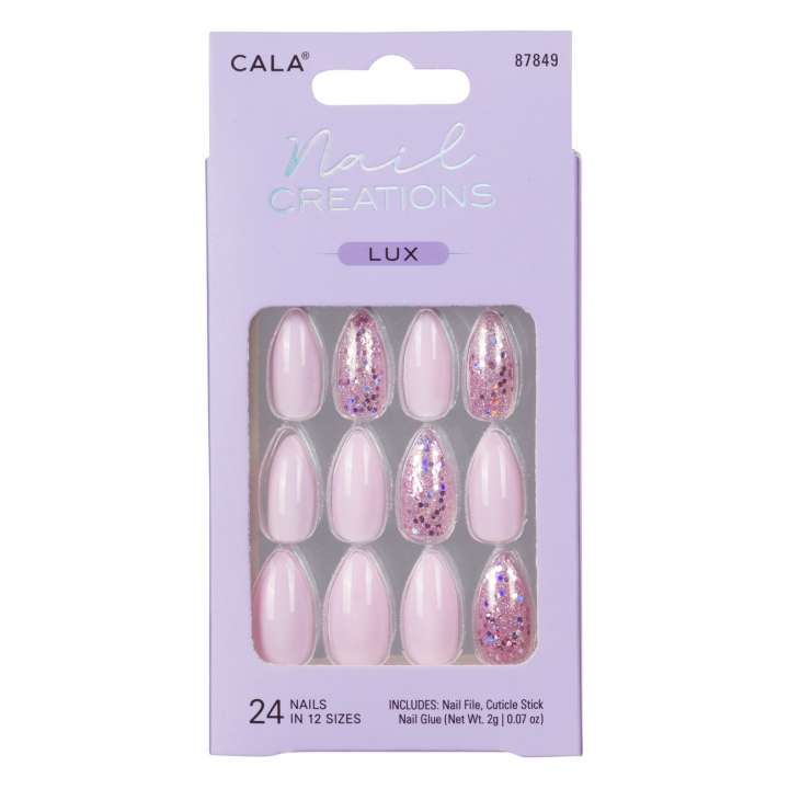 buy online Cala Nail Creations Lux Stiletto Cheetah 24pc Nail Kit   Qatar Doha