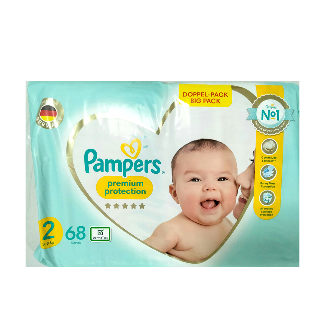 buy online Pampers Pp Diapers S2 (3-8) Kg 68'S 1  Qatar Doha