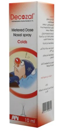 buy online DECOZAL 0.1% MD NASAL SPRAY 10ML 1  Qatar Doha