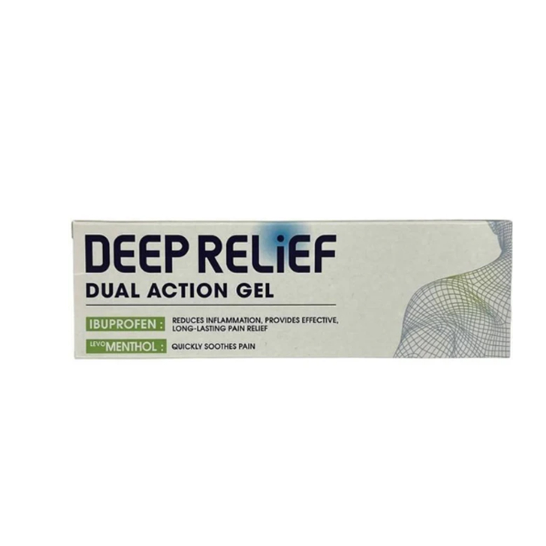 DEEP RELIEF Dual Action Gel 100 gm product available at family pharmacy online buy now at qatar doha