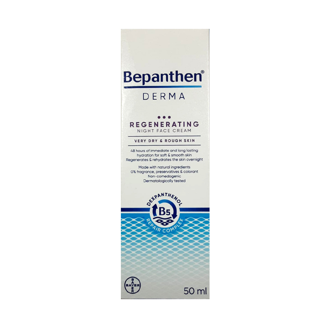 buy online Bepanthen Derma Regenerating Night Face Cream 50Ml 1  Qatar Doha