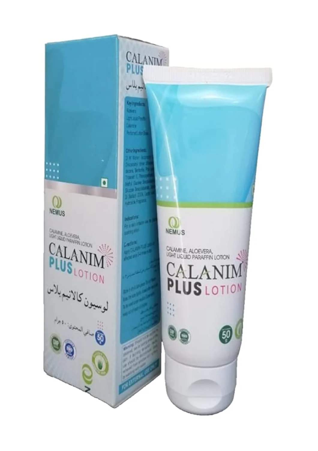 NEMUS Calamine Plus Lotion 50 gm product available at family pharmacy online buy now at qatar doha