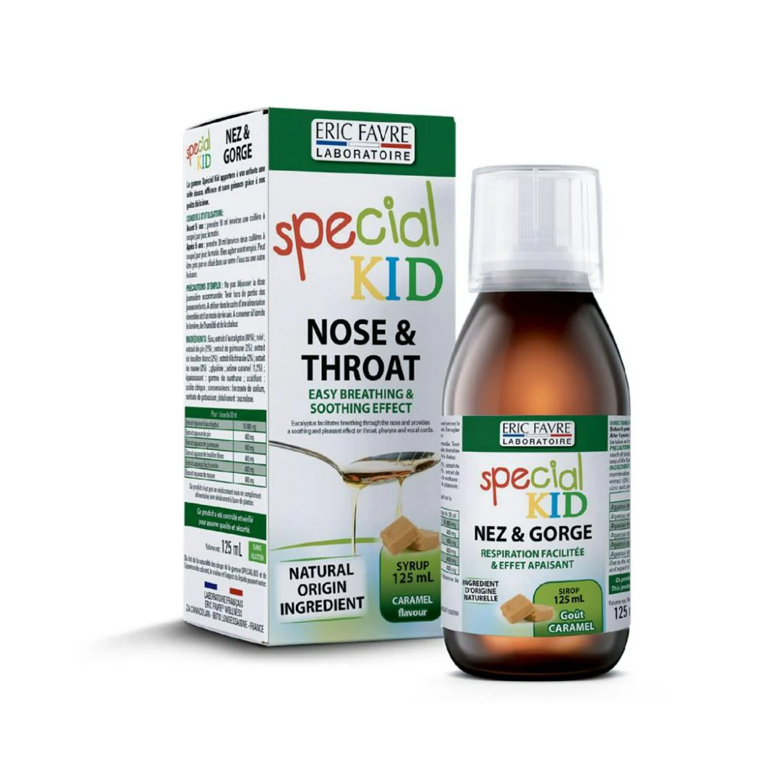 buy online Eric Favre Special Kid Nose& Throat Syrup -125ml 1  Qatar Doha