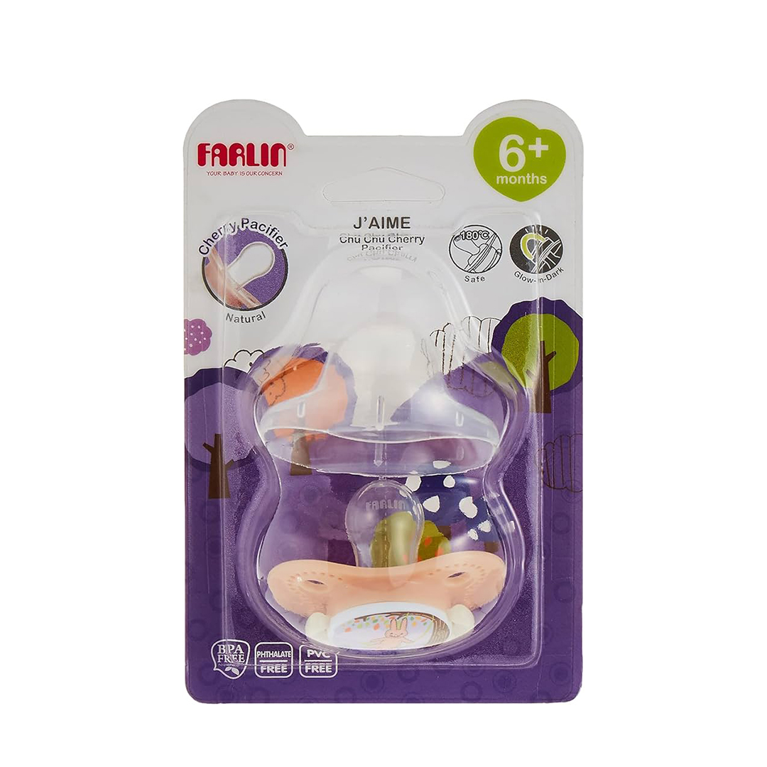 Farlin Cherry Pacifier (assorted) 6m+ product available at family pharmacy online buy now at qatar doha