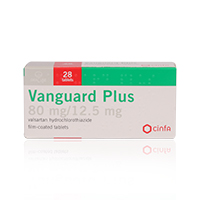 buy online Vanguard Plus 160/12.5Mg Tablet 28'S 28.s  Qatar Doha