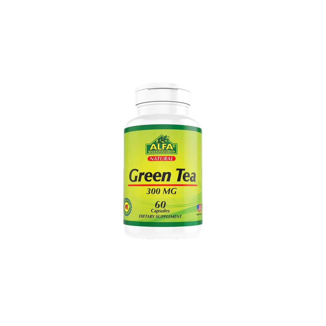 buy online ALFA GREEN TEA 300MG CAPSULE 60'S 1  Qatar Doha