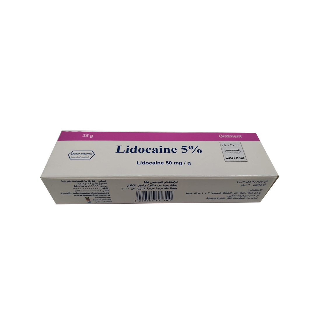 buy online Lidocaine 5%Ointment 35Gm 1  Qatar Doha