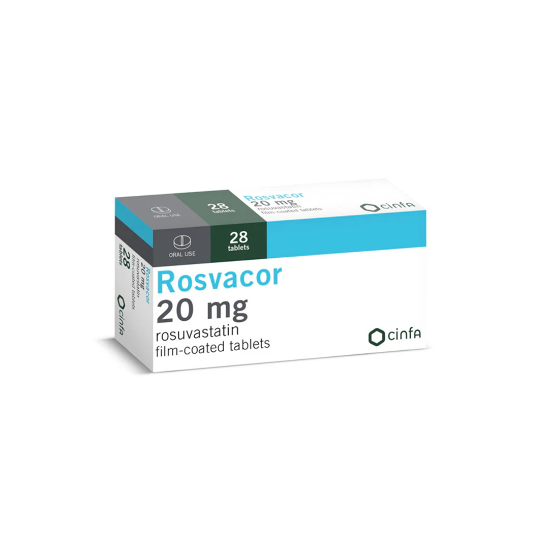 buy online Rosvacor 20Mg Tablet 28'S 1  Qatar Doha