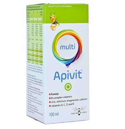 buy online Apivit Multi Syrup 100Ml 1  Qatar Doha