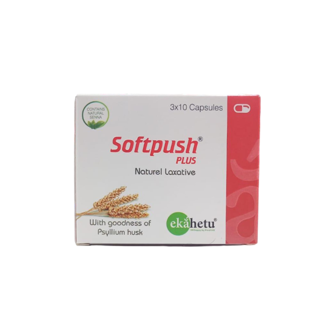 buy online Softpush  Plus Natural Laxative Capsules 30'S 30.s  Qatar Doha