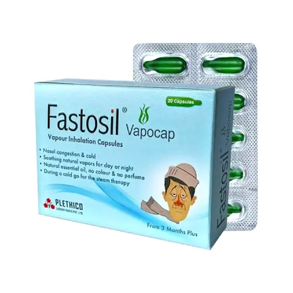 buy online Fastosil Vapo Capsules 20'S 1  Qatar Doha