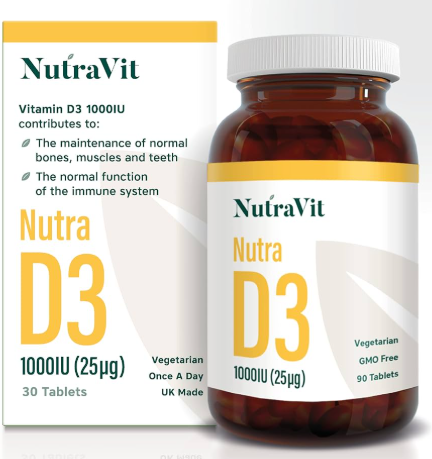 buy online Nutra d3 1000iu 25mcg tablets 90's 90  Qatar Doha