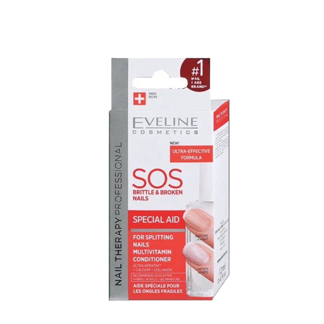 buy online Eveline SOS Brittle & Broken Nail Conditioner 12 ml 1  Qatar Doha