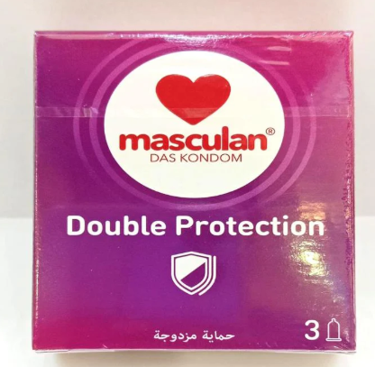 buy online masculan double protection condoms 3's 1  Qatar Doha