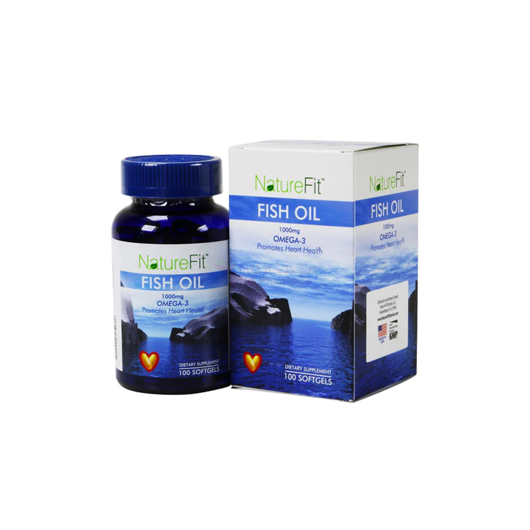 buy online NATUREFIT FISH OIL SOFTGELS 100'S 1  Qatar Doha