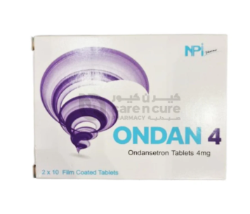 ONDAN 4 MG TABLETS 10'S product available at family pharmacy online buy now at qatar doha