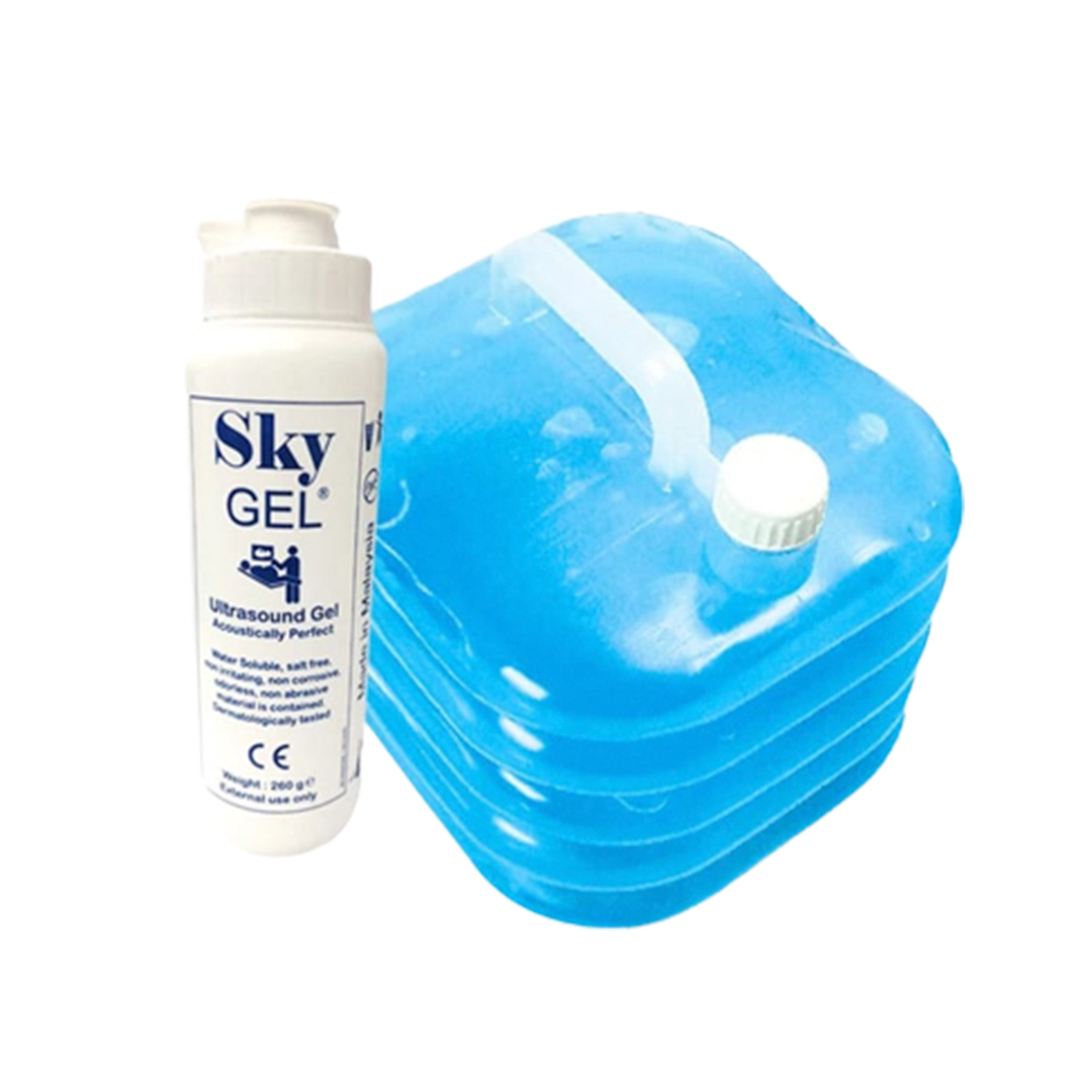 Ultrasound Gel (Blue) 5Kg+empty bottle 260ml- Isd product available at family pharmacy online buy now at qatar doha