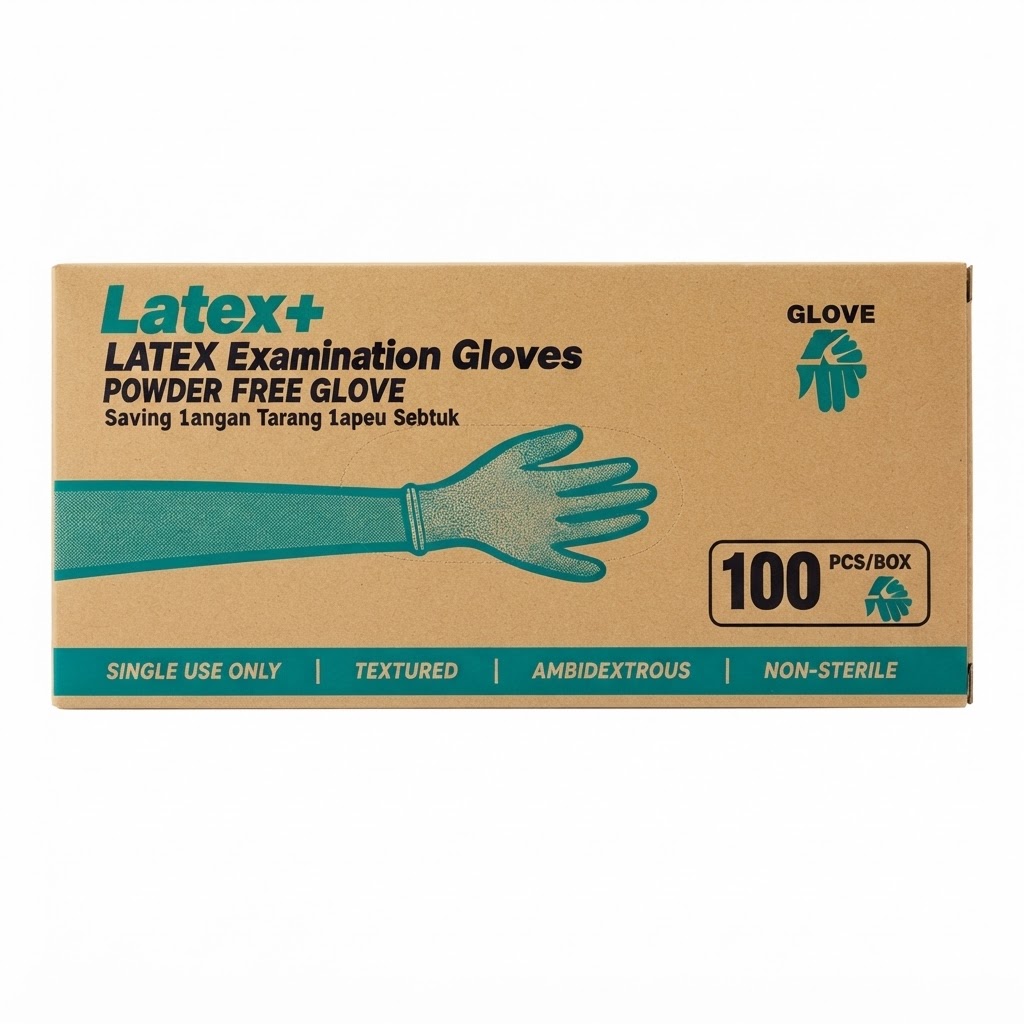 buy online Latex Exmn. Gloves /Pf [M] 100'S 1  Qatar Doha