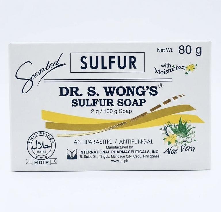 buy online Sulphur Soap Scented 80 gm Dr. S.Wong's 1  Qatar Doha