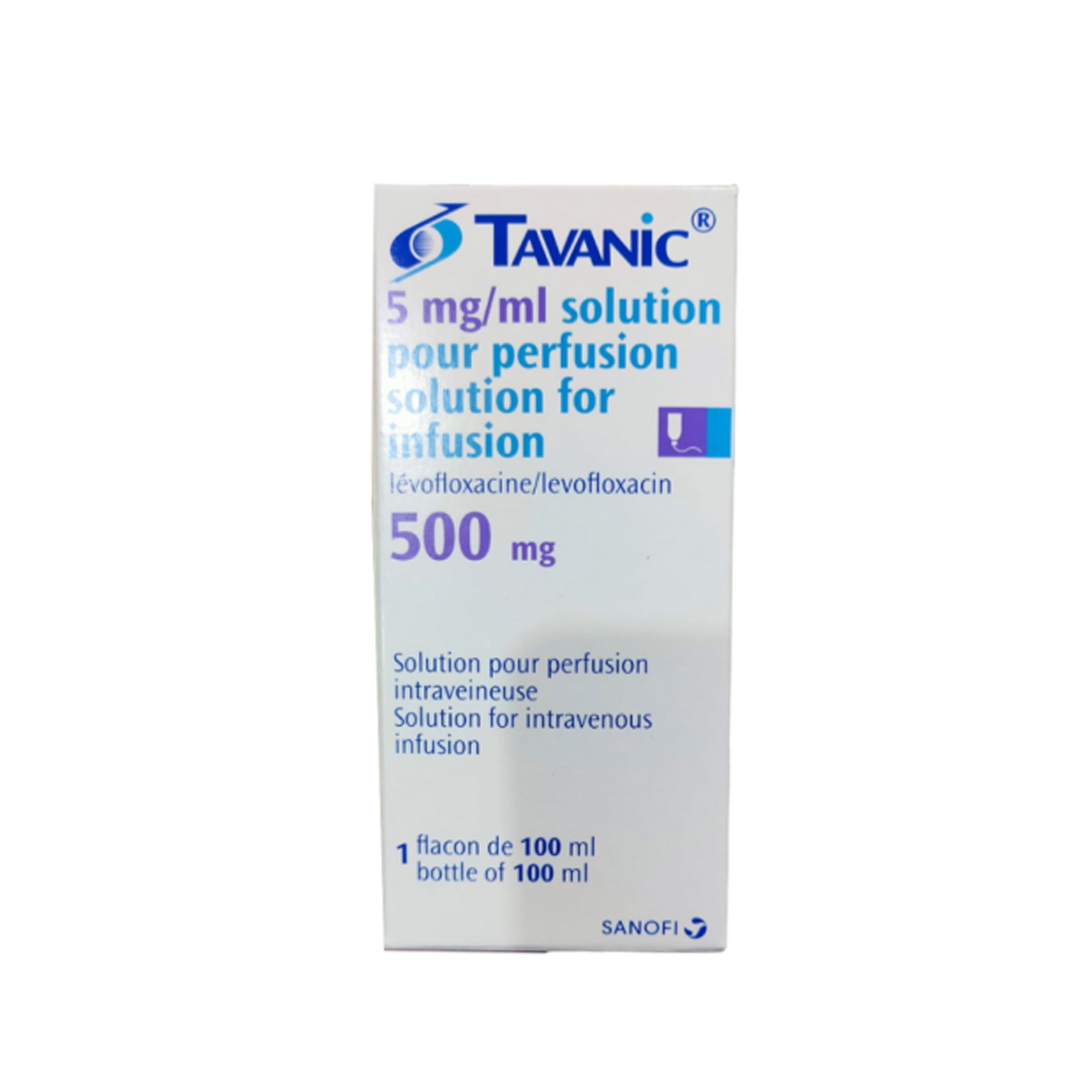 buy online Tavanic 5Mg/Ml Solution For Infusion- 100Ml 1  Qatar Doha