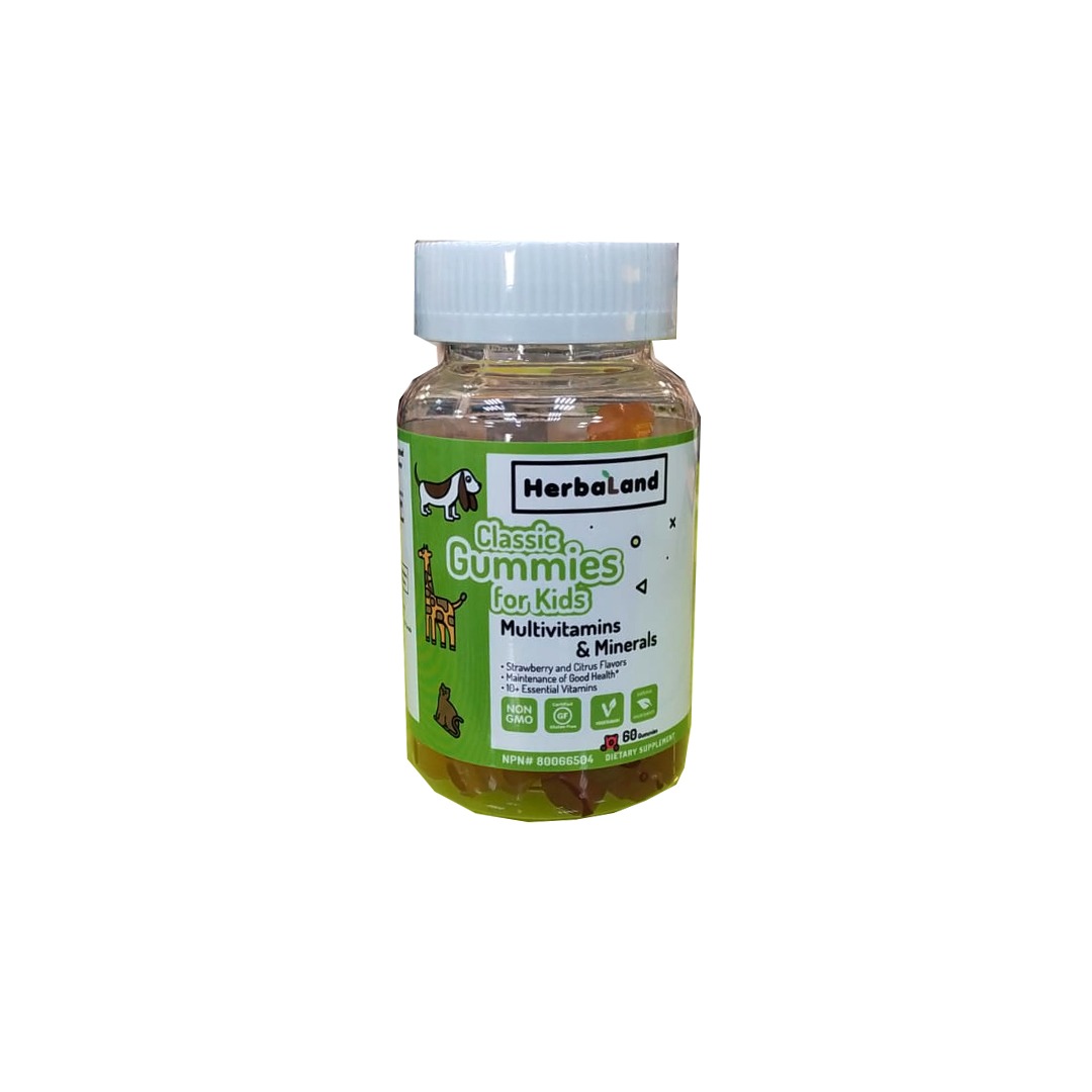 buy online Multivit & Minerals- Classic Gummies For Kids (Herbaland) 60'S 1  Qatar Doha