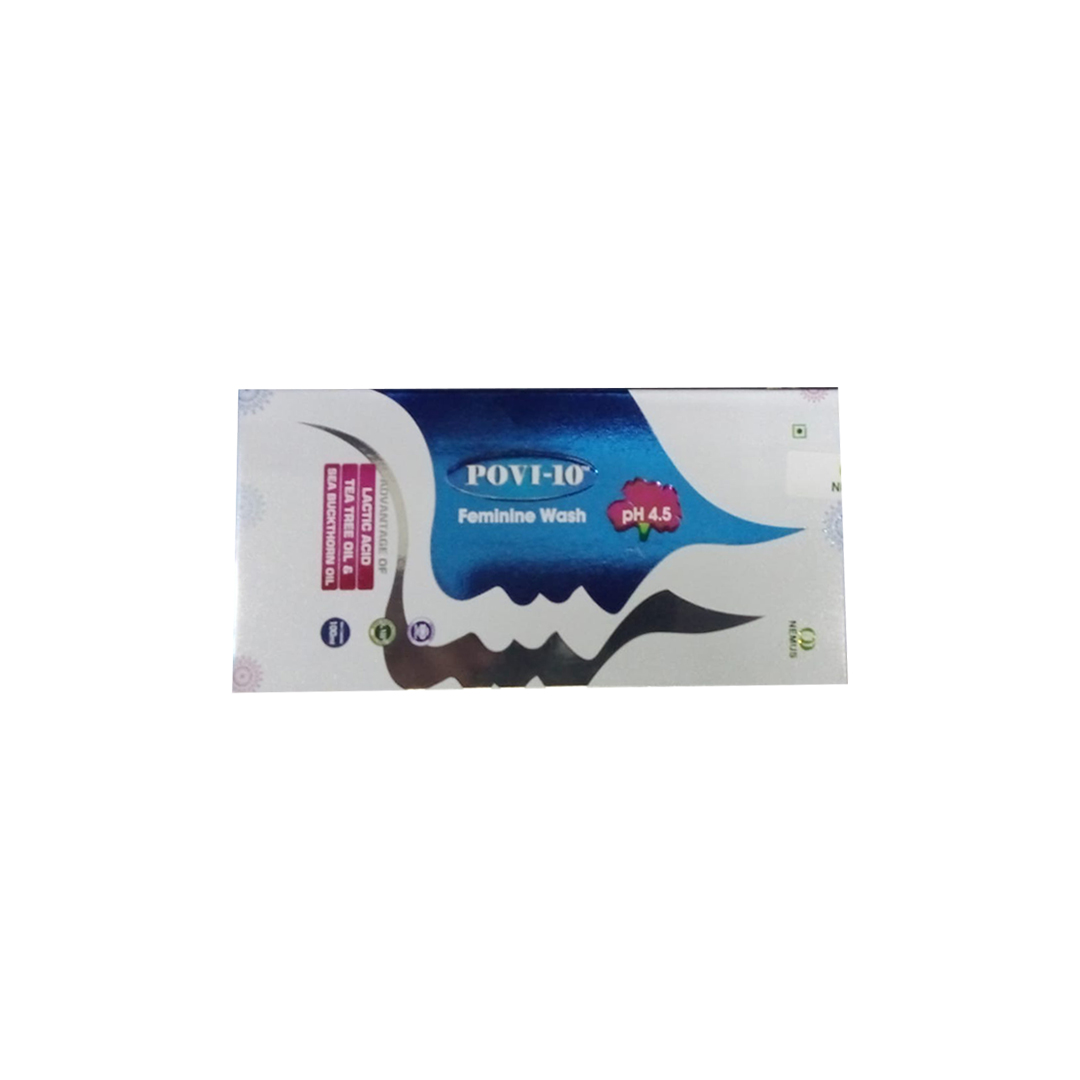 Nemus povi-10 feminine wash 100ml product available at family pharmacy online buy now at qatar doha