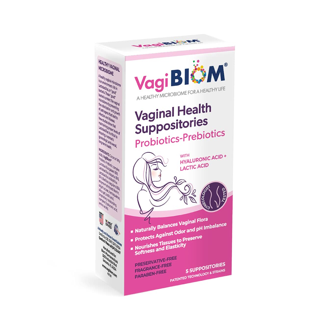 buy online Vagibiom Probiotics +prebiotics Vaginal Suppositories 5's 1  Qatar Doha